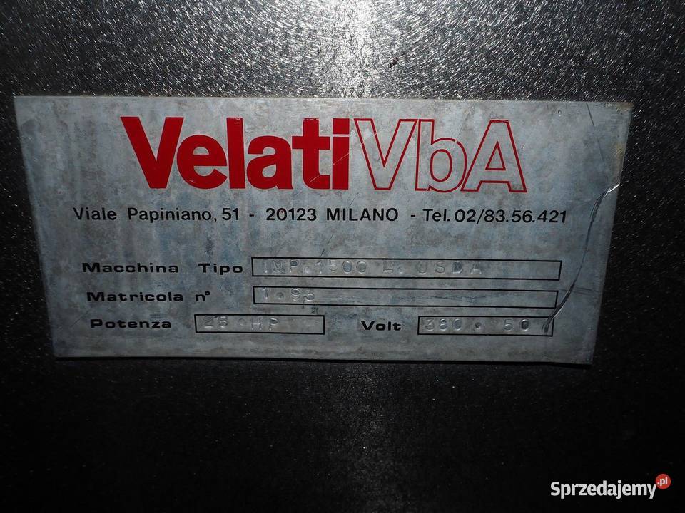 Mieszałka łopatkowa VELATI 1500 lotrów z Krotoszyn