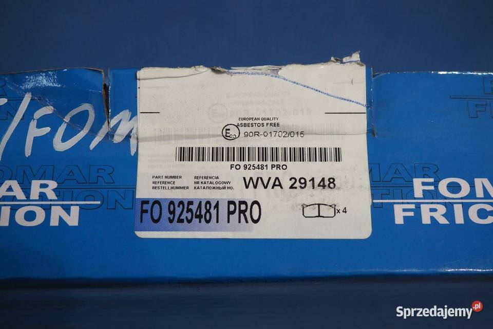 Klocki hamulcowe WVA 29148 Włocławek