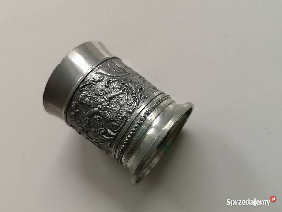 Kieliszek z cyny vintage Pozostałe Toruń