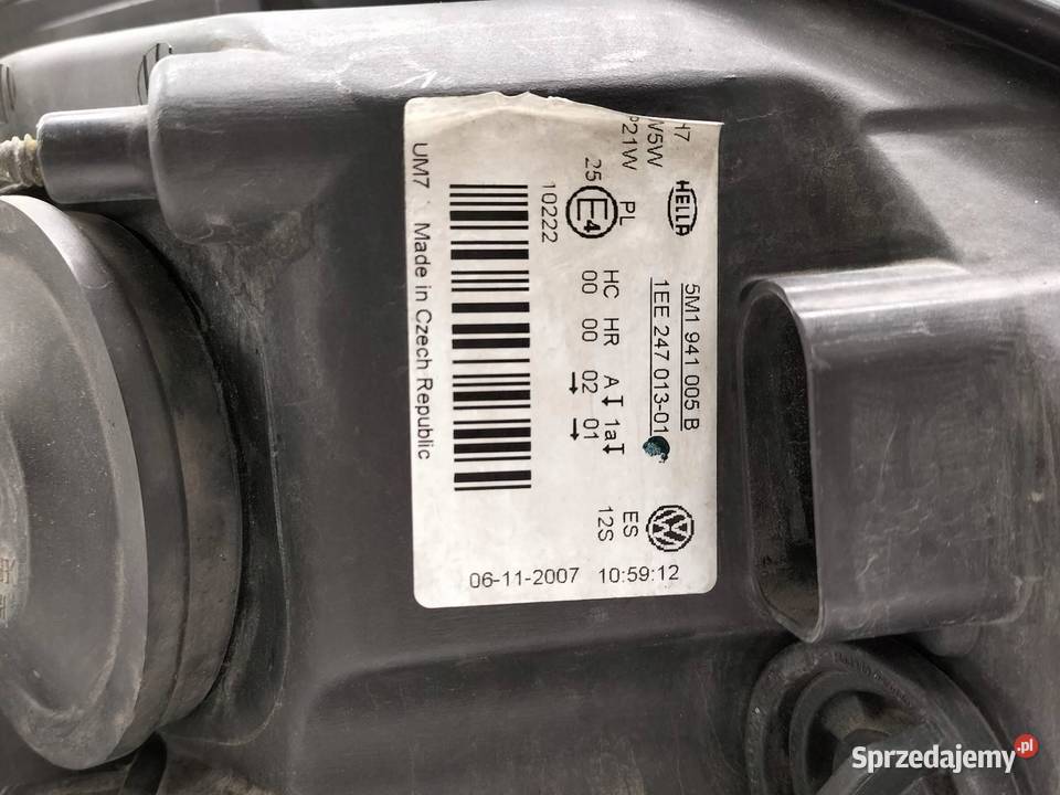 LAMPA PRZÓD LEWA EU PLUS USZKODZONA 5M1941005B osobowe