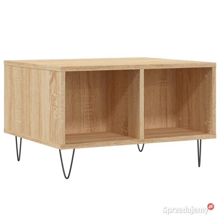 Stolik kawowy dąb sonoma 60x50x365 materiał mazowieckie