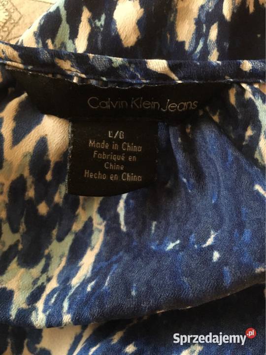 Bluzka damska z rękawami 34 Calvin Klein L Bluzki i koszule małopolskie Skawina