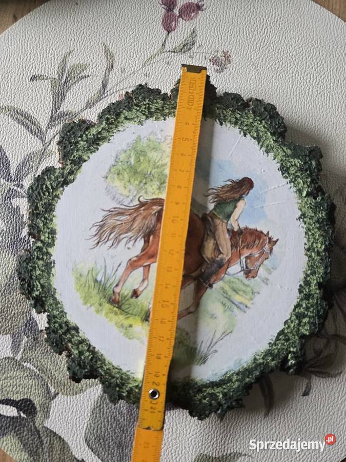 Obraz Dziewczyna na koniu Decoupage Lubliniec