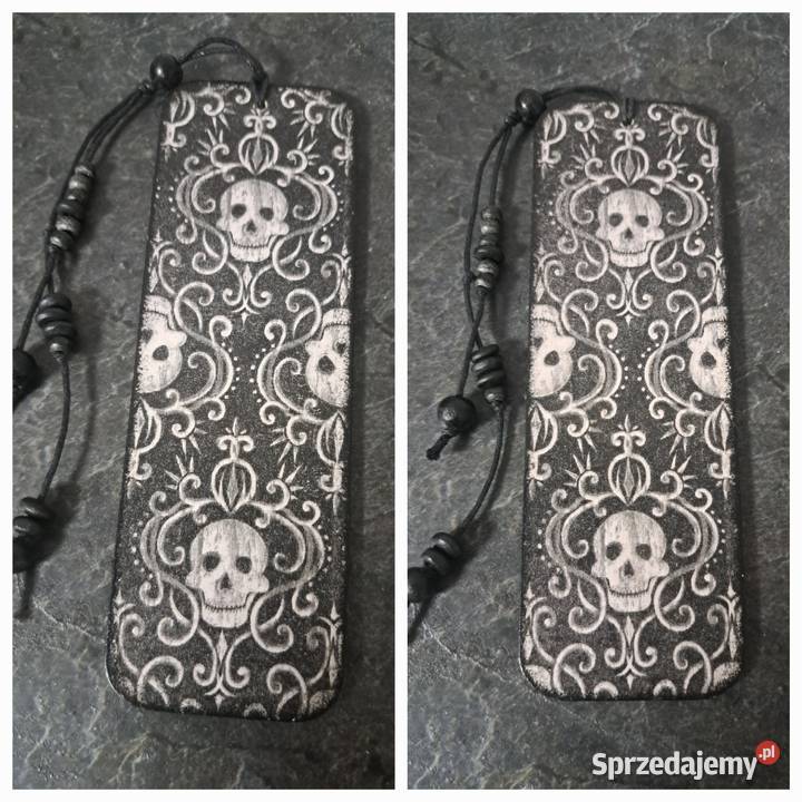 Zakładka do książki czaszki hand made Kędzierzyn-Koźle