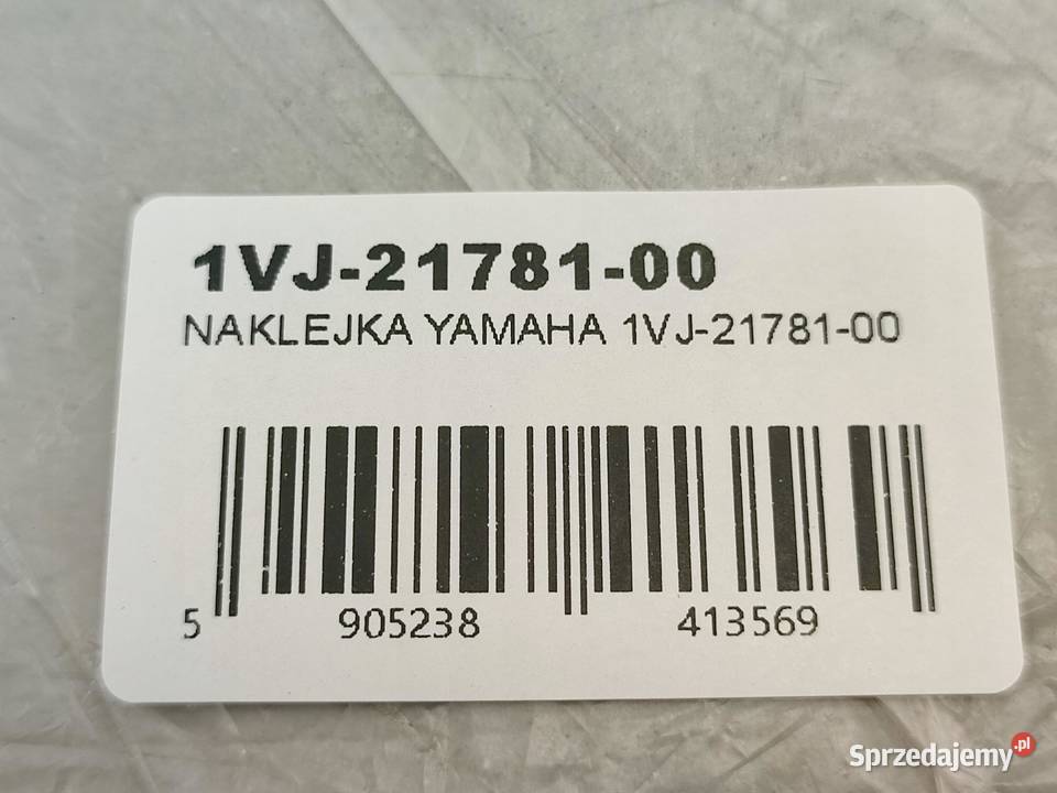 NAKLEJKA NA LEWY BOCZZEK YAMAHA XT600Z 19861987 lubelskie