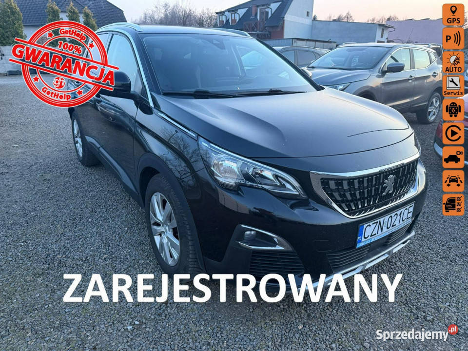 Peugeot 3008 navi klimatronic gwarancja II 2016 asystent pasa ruchu Zbąszyń sprzedam