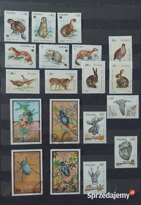 Znaczki pocztowe lata 8090 Poznań