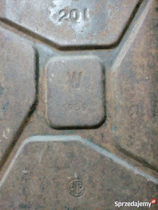 Wojskowy karnister 1959r Mińsk Mazowiecki