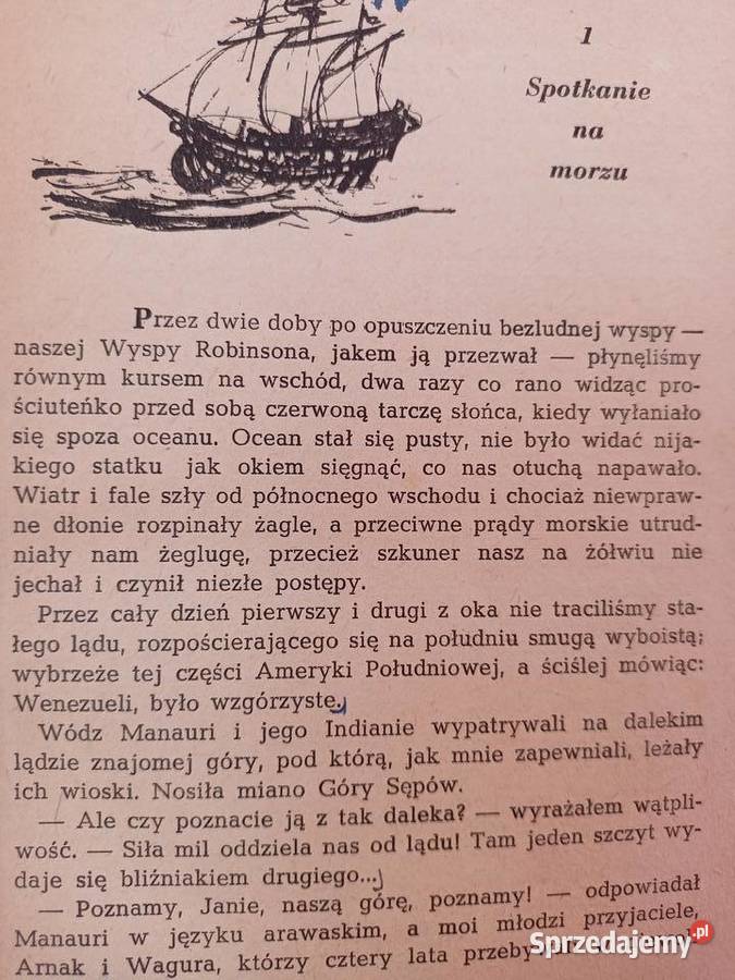 Fiedler pierwsze wydanie książki Orinoko