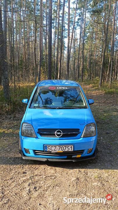 Opel Meriva 16 16v niebieska nieuszkodzony Częstochowa sprzedam