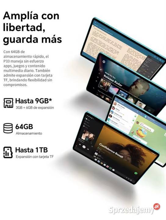 Tablet 10 Teclast P33 Android 15 Android Kraków sprzedam