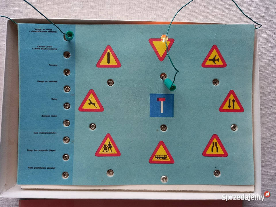 Gra planszowa świetlna Poznaj Znaki Drogowe z lubelskie Tomaszów Lubelski sprzedam