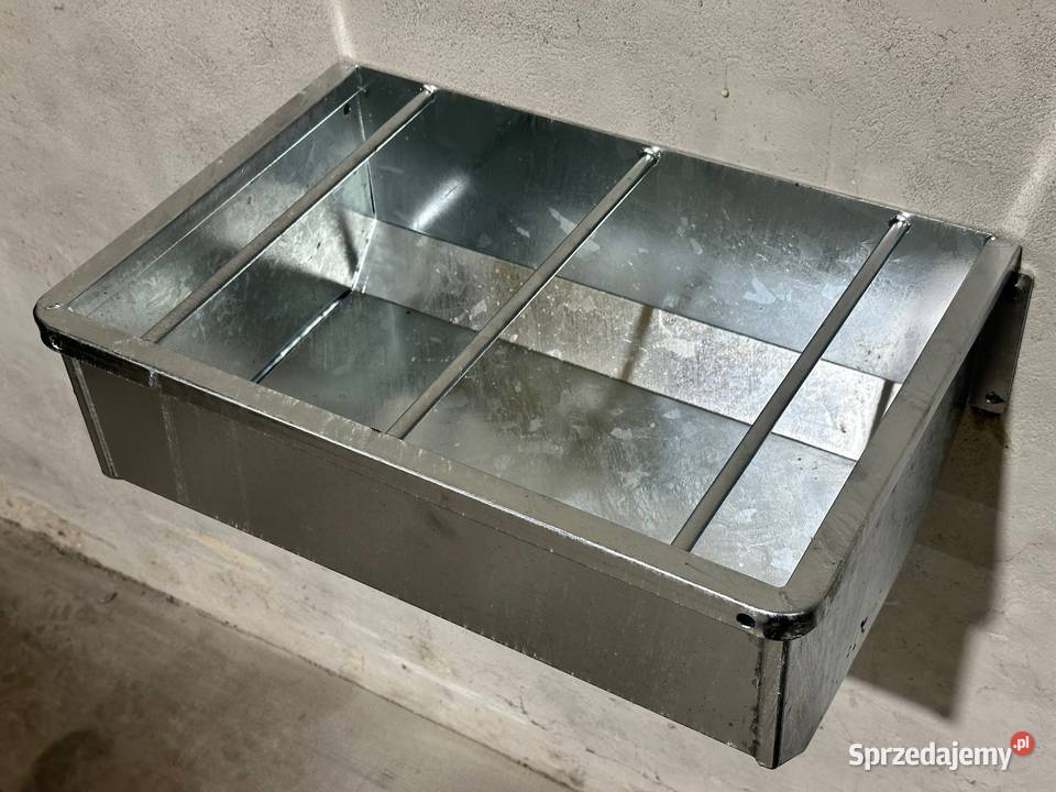 Żłób koni bydla Metalowy ocynkowany ogniowo Gostyń