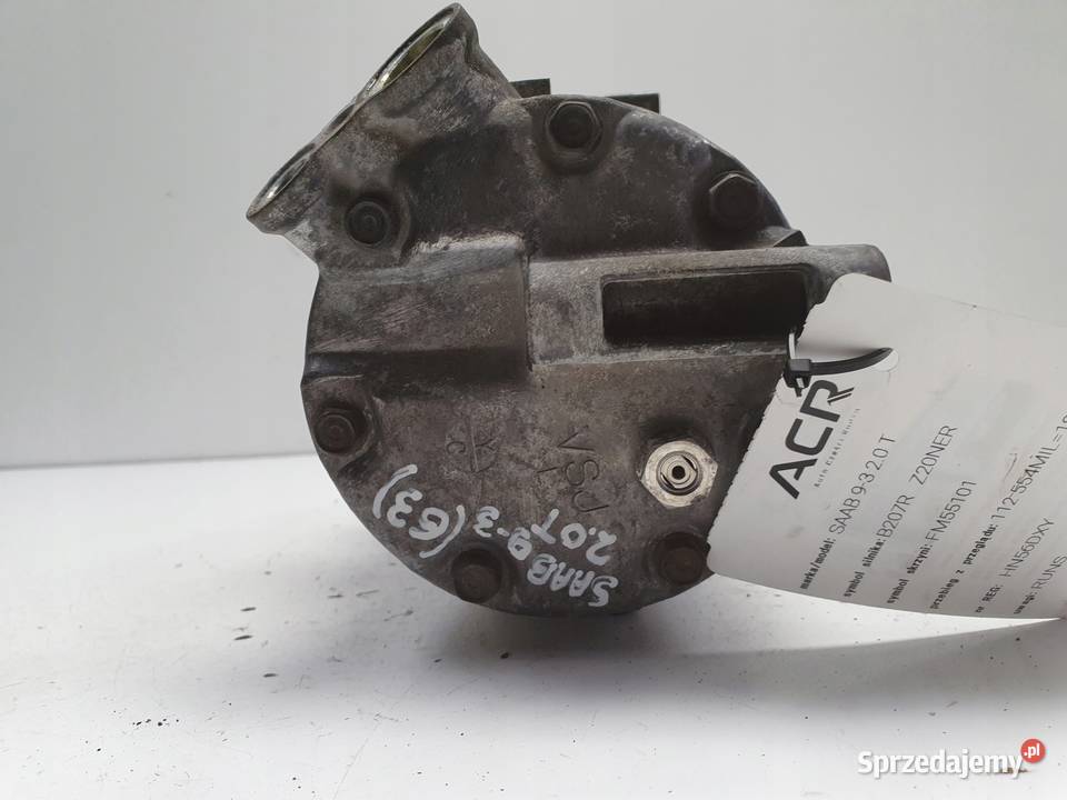 Saab 93 93 II 20 T SPRĘŻARKA KLIMATYZACJI pompa