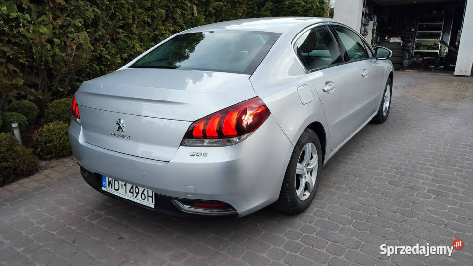 Peugeot 508 zadbany krajowy serwis ASO faktura ESP Łochowo