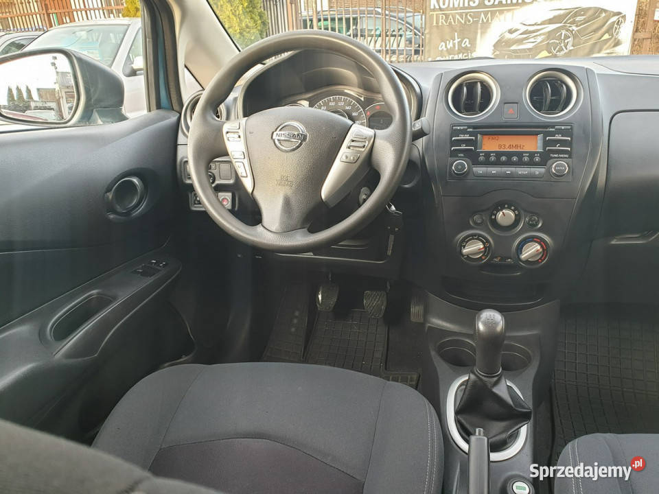 Nissan Note 12 Benzyna Gaz Zarejestrowany w komputer pokładowy Lublin
