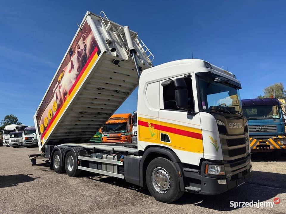 Z wydmuchem do śruty pelettu paszy Scania R 500 nie Warszawa