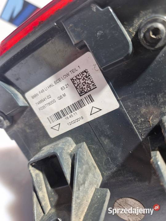BMW X1 F48 LAMPA LEWY TYŁ LEWA TYLNIA 7488541