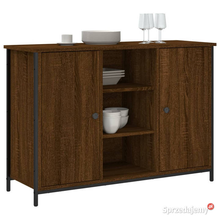 Szafka brązowy dąb 100x35x70 materiał Warszawa