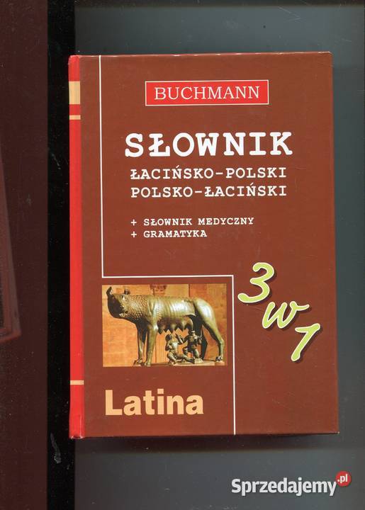 Słownik łacińsko polski polsko łaciński  3 w 1 Buchmann