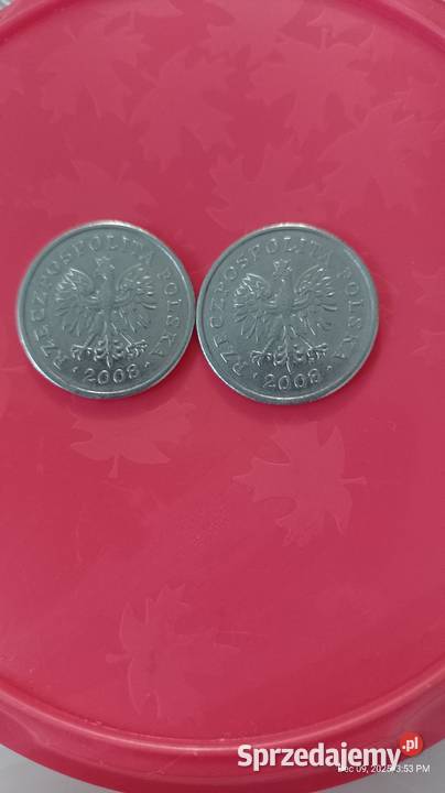 Monety 1 2008 nakład 5 mln śląskie Jastrzębie-Zdrój