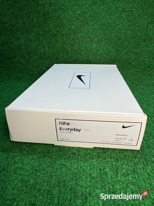 Nike Wysokie Białe Czarne Skarpety Boks 9 par opolskie Opole