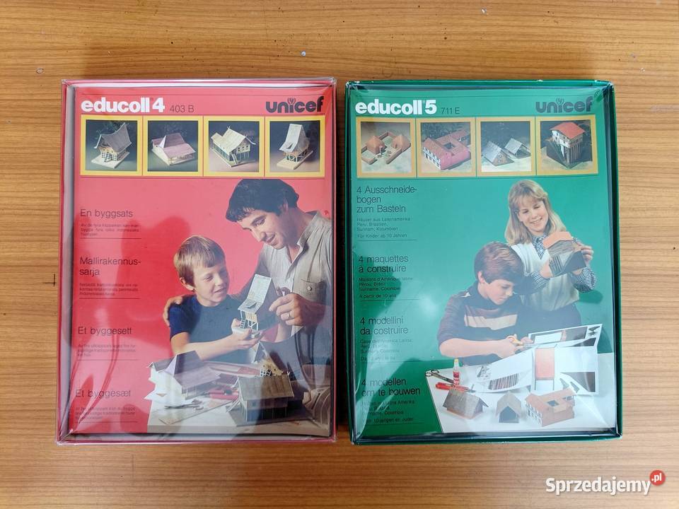 Domki kartonowe do sklejania educoll 4 i educoll Gdynia