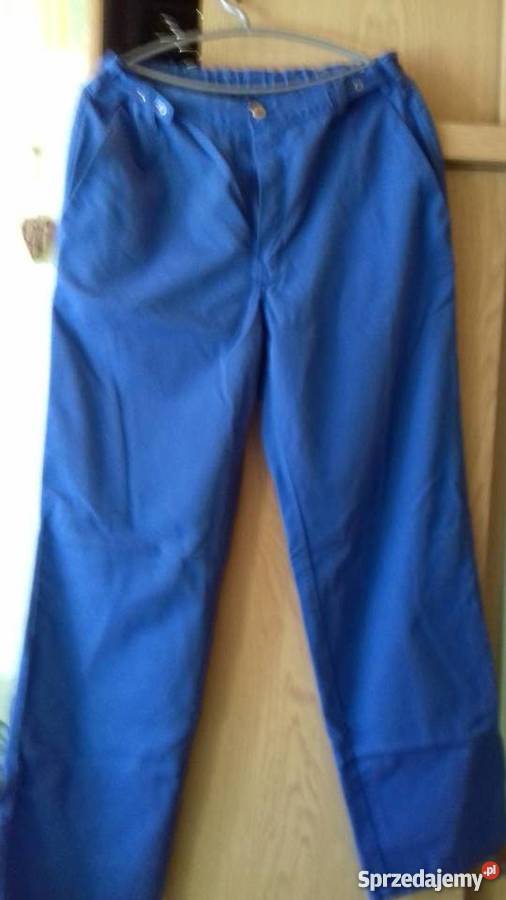 Spodnie niebieskie robocze