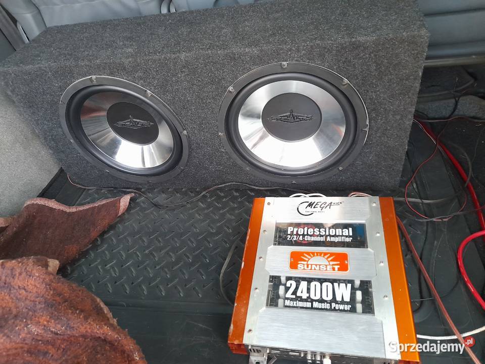 Subwoofer skrzynia basowa audio wzmacniacz dwudrożne Przasnysz
