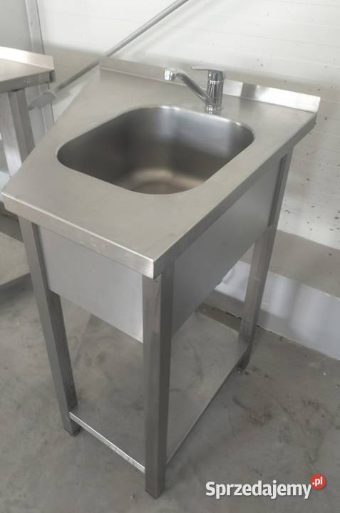 Zlew 1komorowy gastronomiczny 70x70x89 Słupia Kapitulna