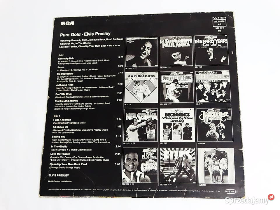 Elvis Presley PURE GOLD LP Biłgoraj