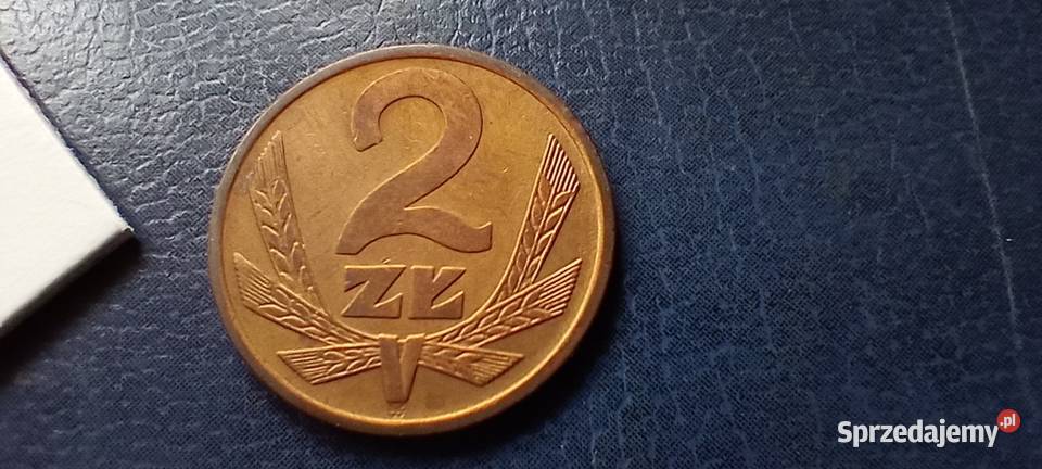 Stare monety 2 złote 1975 PRL Polska cudo Numizmatyka Lesko