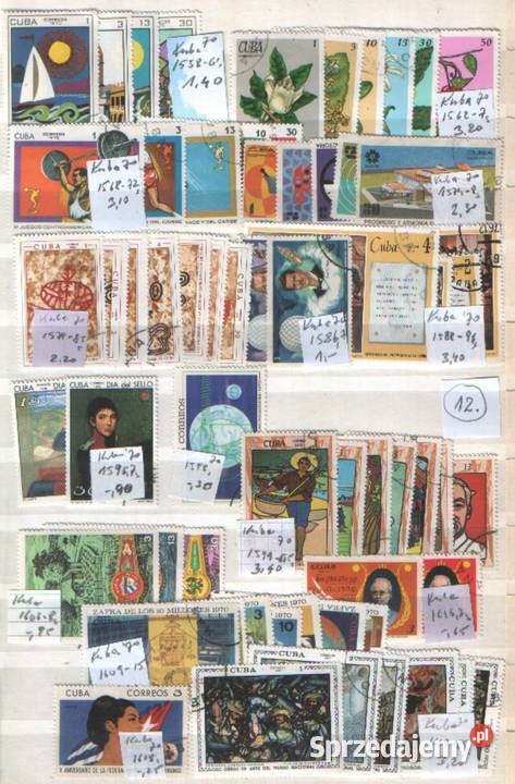 Kuba Sn 663 kas 1961 Filatelistyka sprzedam