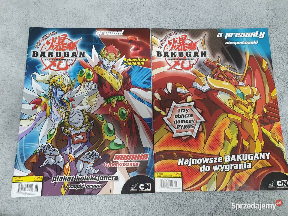 Bakugan zestaw 8 czasopism Kultura i Rozrywka Gdynia