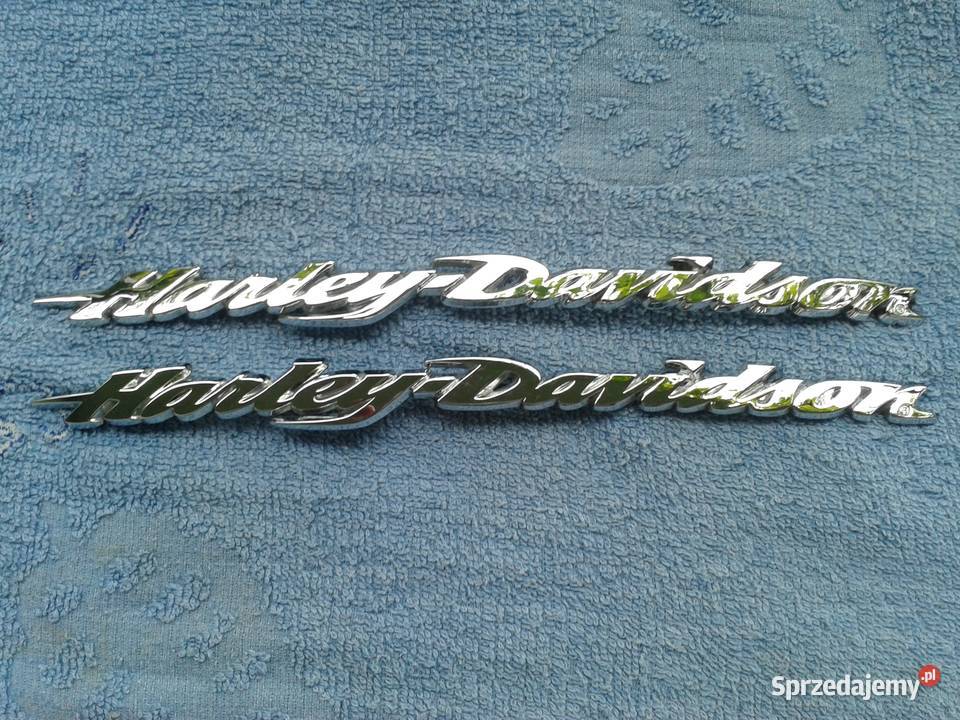 Harley emblematy znaczki bak chrom Zbiorniki paliwa Rybnik