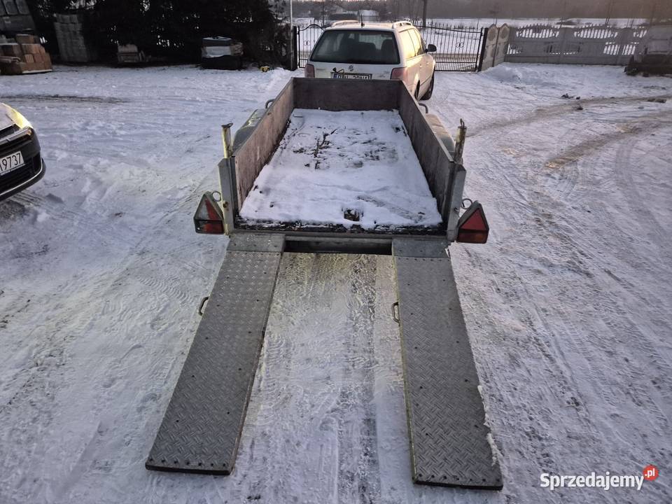 Przyczepka laweta do minikoparki 32x126 Barthau sprzedam