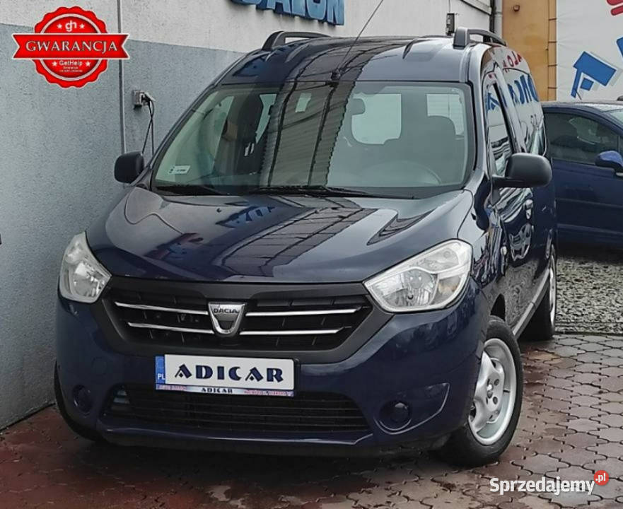 Dacia Dokker klima LPG kamery alu Isofix Org isofix Dokker śląskie Racibórz