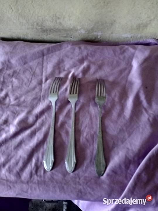 Alpaca sztućce posrebrzane chrom 910 Otwock