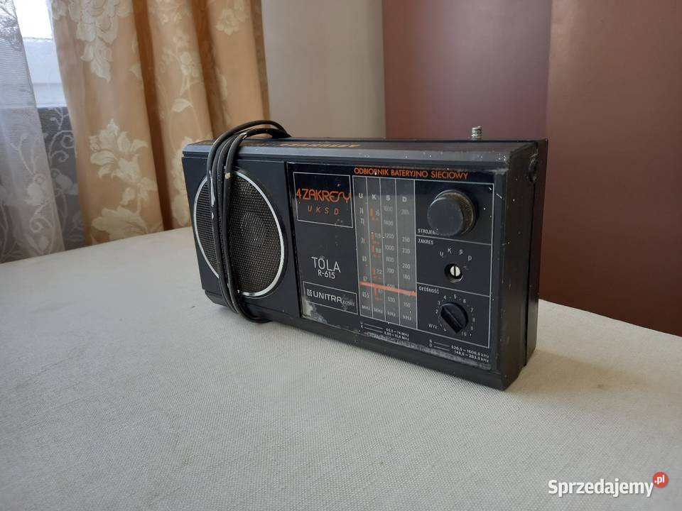 Radio Tola R615 z czasów PRLu Radioodtwarzacze Tomaszów Lubelski sprzedam