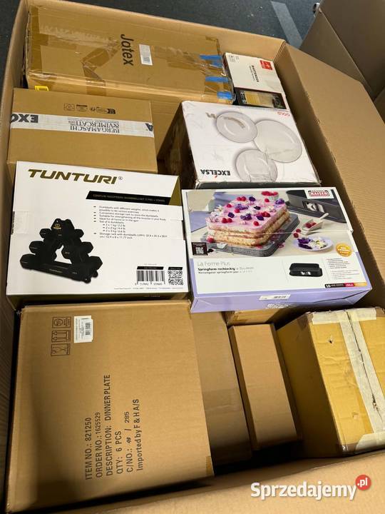 Palety MIX zwroty konsumenckie home dekoracja do Warszawa
