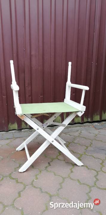 Krzesło reżysera składane drewniane fotel na mazowieckie Garwolin