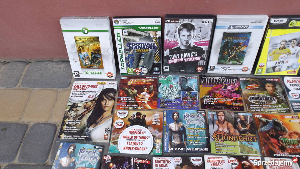 Zestaw gier na PC 90 strzelaniny Grodziczno