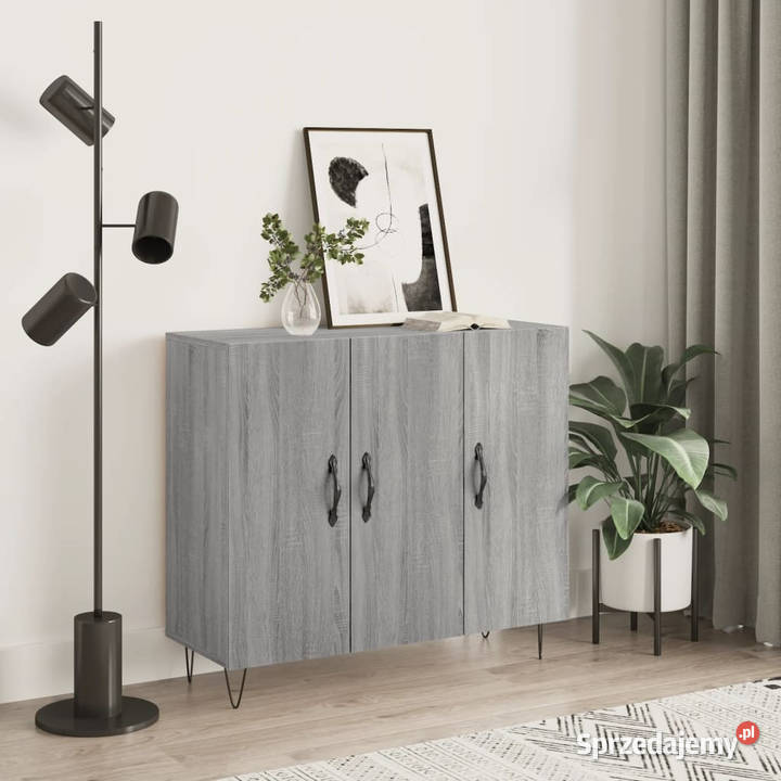 Szafka szary dąb sonoma 90x34x80 materiał Warszawa