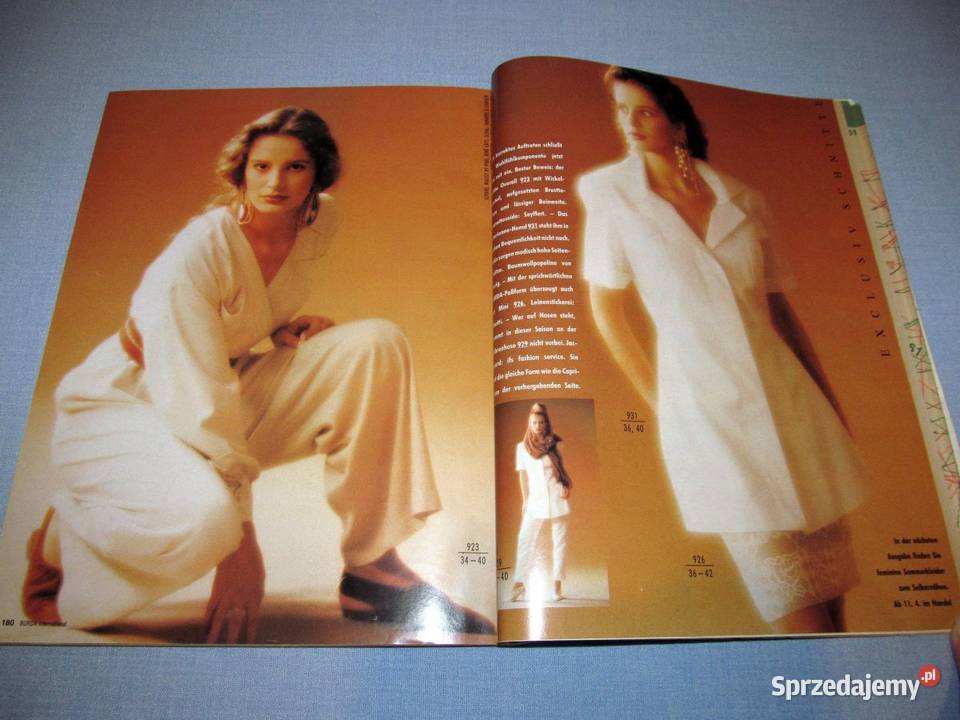 Burda International Wiosna 1990 moda szycie Skępe sprzedam