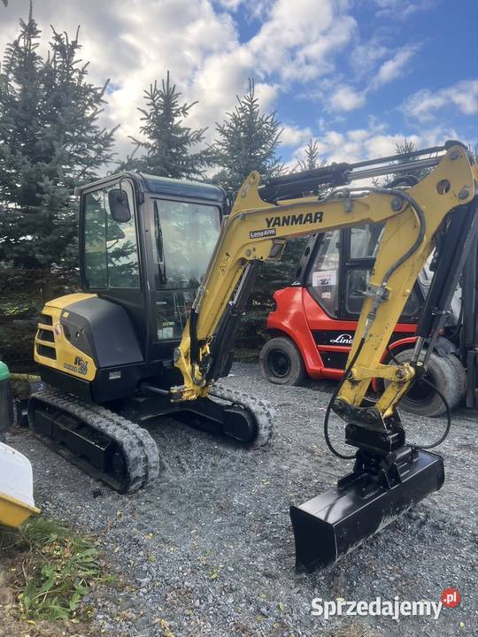 Minikoparka koparka Yanmar Sv26 2018r 3 Lyzki 2490h podkarpackie Mielec