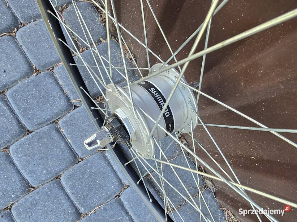 Koło rowerowe aluminiowe z dynamem 28 Czarna Woda