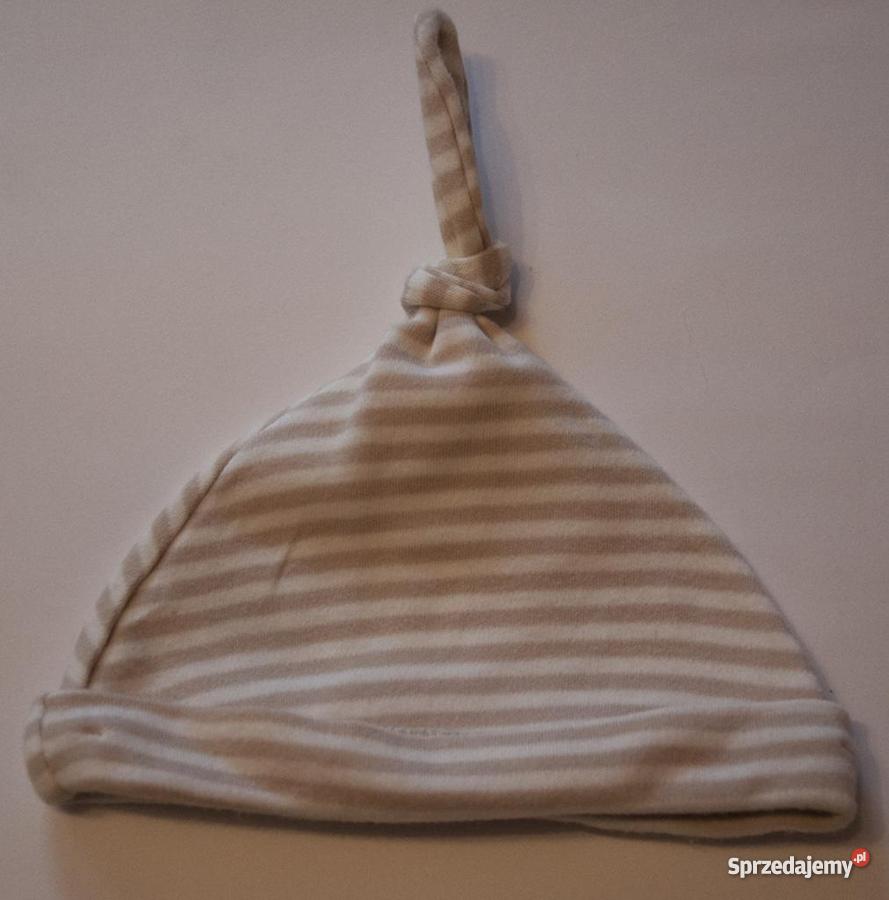 Bawełniana czapeczka w paski noworodka Wyprawka Warszawa