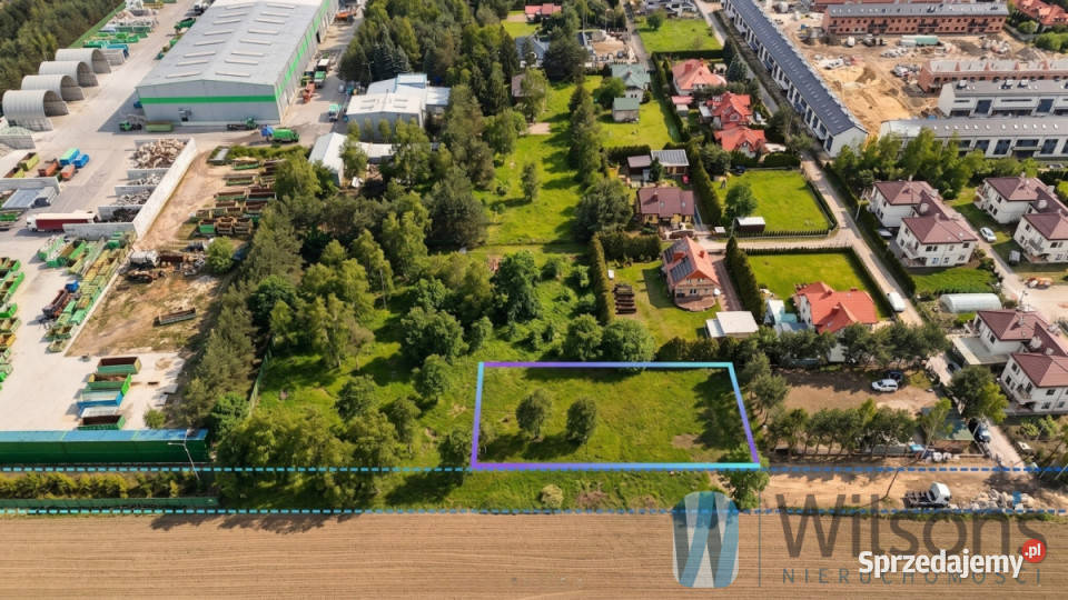 Działka Kolonia Warszawska Przezorna 1118m2 49m