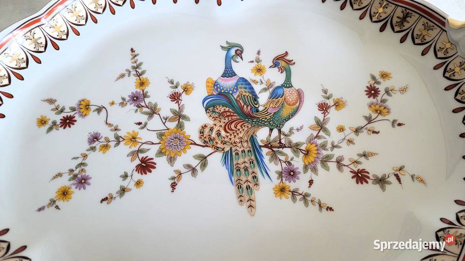 Elegancka porcelanowa taca z uszami Ancap małopolskie Kraków