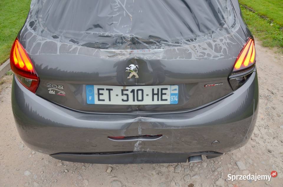 Peugeot 208 I 16 GTLine 165 StopStart Full Super czujnik parkowania wielkopolskie Turek